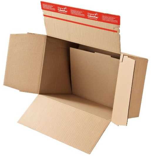 Blitzbodenkarton HR 304 x 216 x 130-220 mm (DIN A4)