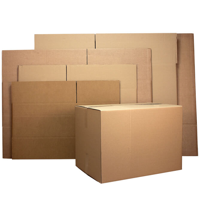 Karton, 2-wellig, braun, 610 x 300 x 330 mm