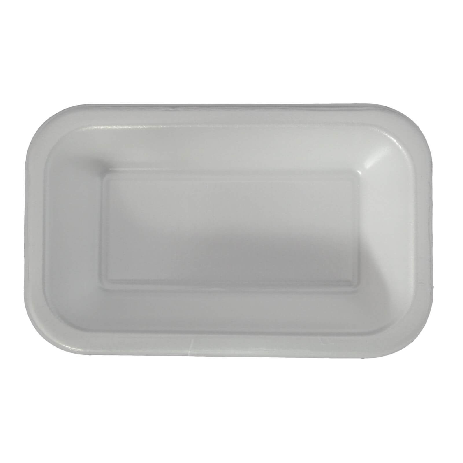 Thermo-Siegelschale XPS weiß, 242 x 150 x 40 mm ungeteilt (600 ml) #608