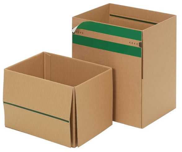 Versandkarton "Premium SuperFlap" mit Steckboden, 1-wellig 310 x 230 x 210 mm (DIN A4+)