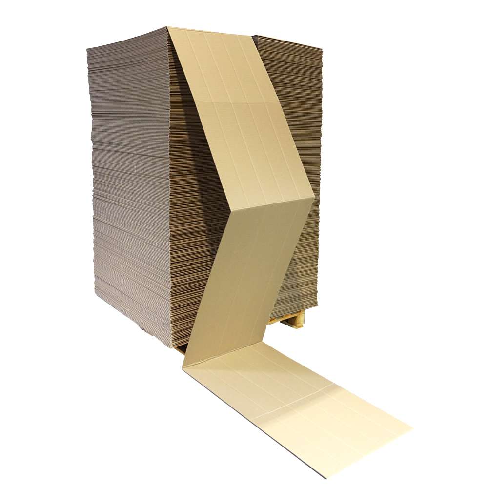 Endloswellpappe 2-wellig für Packgut 124/124 mm (HxB), 648 mm breit