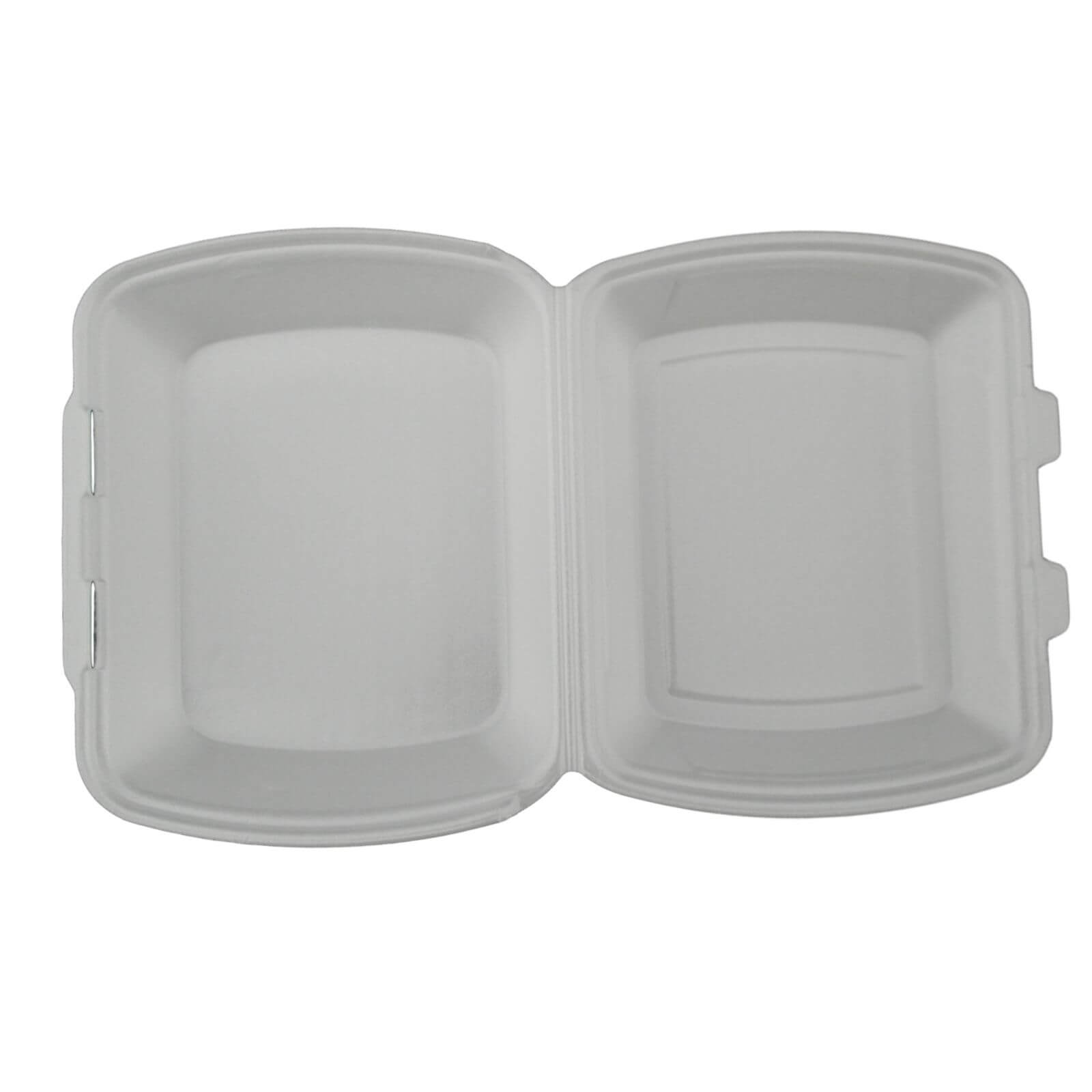 Thermo-Klappbox Menübox XPS Styropor weiß, ungeteilt 210 x 245 x 72 mm 1681X