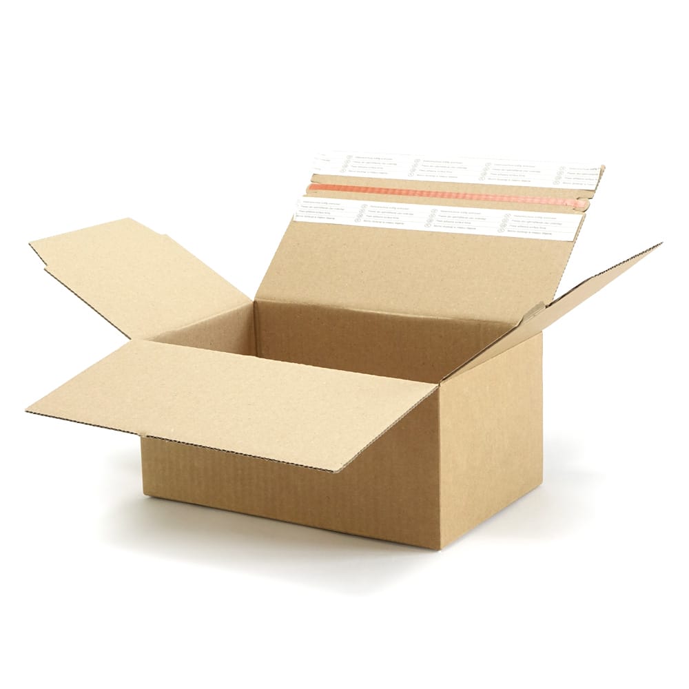 Versandkarton wiederverschließbar braun 250 x 155 x 110 mm