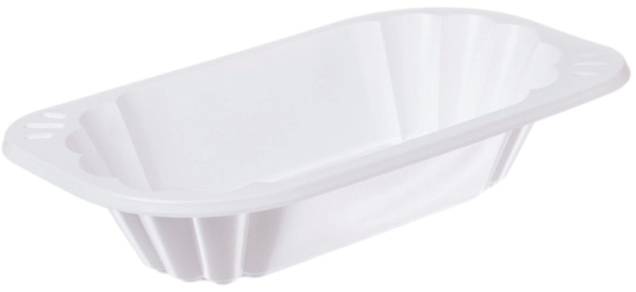 weiße Kunststoff Imbissschale PP 177 x 96 x 39 mm (300 ml)