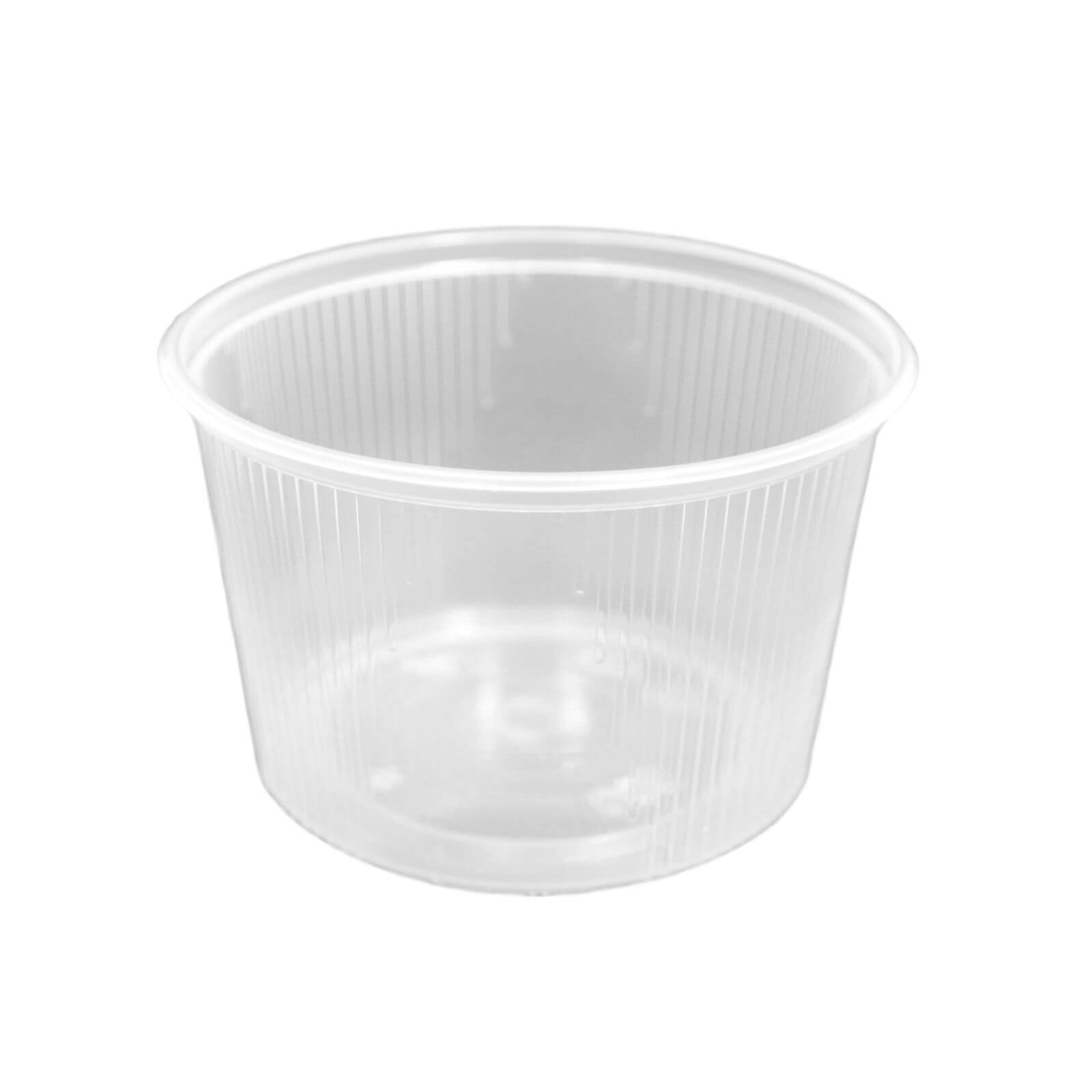 Transparenter Feinkostbecher (ECO) 300 ml (Ø 101 x 58 mm)
