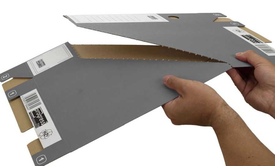 Stehsammler "Select" grau 257 x 77 x 317 mm (DIN A4+)