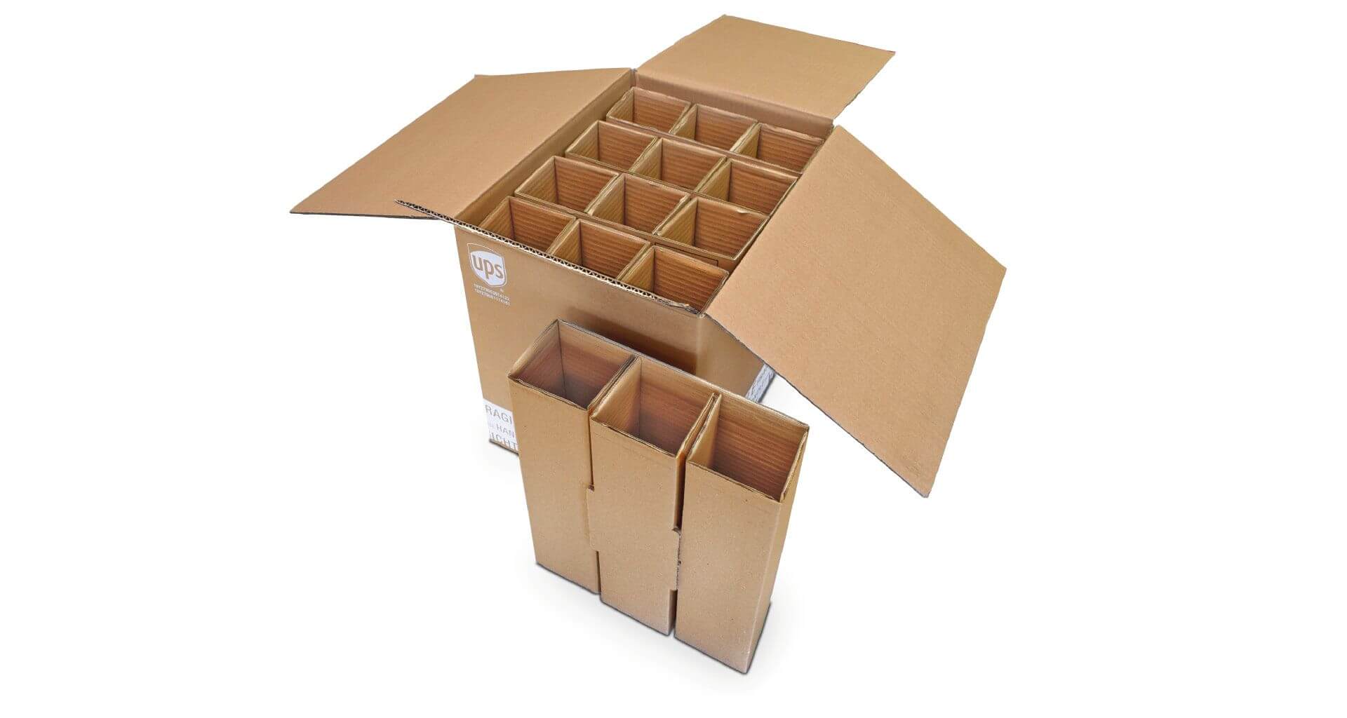 Weinversandverpackung 12er Set