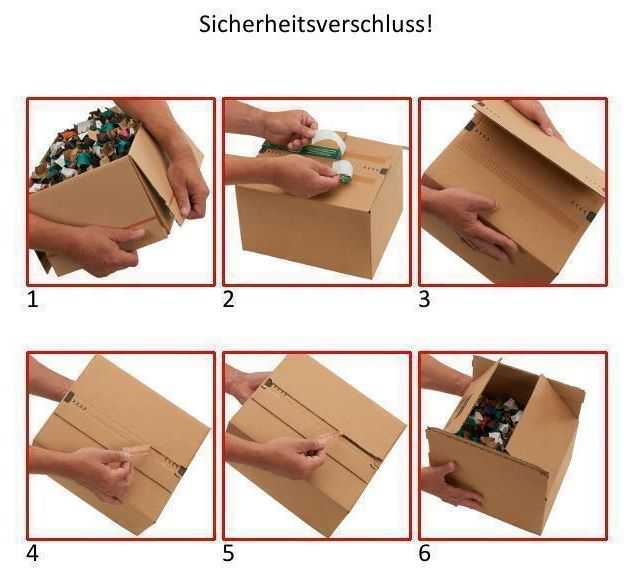 Versandkarton "Premium SuperFlap" mit Steckboden, 1-wellig 193 x 193 x 290 mm