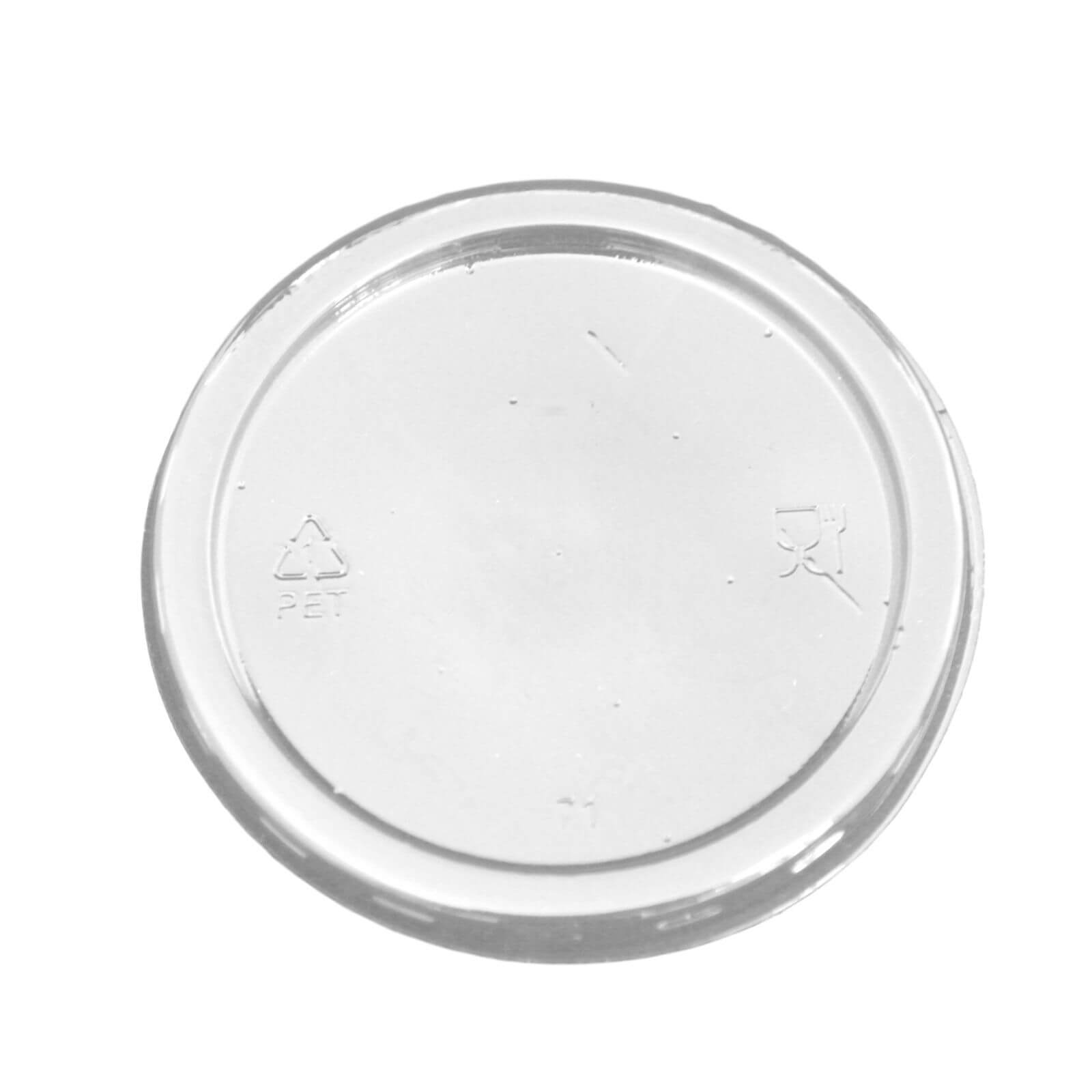 Transparente Deckel für Feinkostbecher Ø 70,3 mm Transparente Deckel für Feinkostbecher Ø 70,3 mm