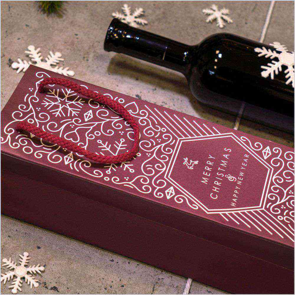 Geschenktüten offene Welle mit Fenster 1er Piccolo Schwarz