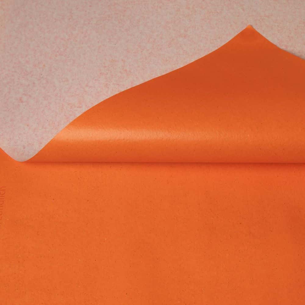 Seidenpapier Graspapier Bogenware einseitig farbig 375 x 500 mm Mandarin