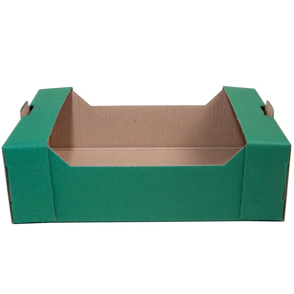 Präsentkorb Obstkiste 145 x 190 x 60 mm Smaragd Grün