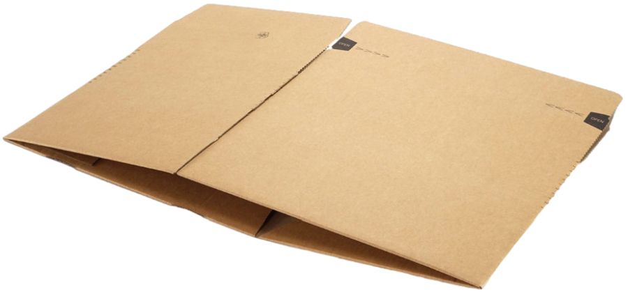 Blitzbodenkarton SK, HR, braun 365 x 265 x 150 - 250 mm