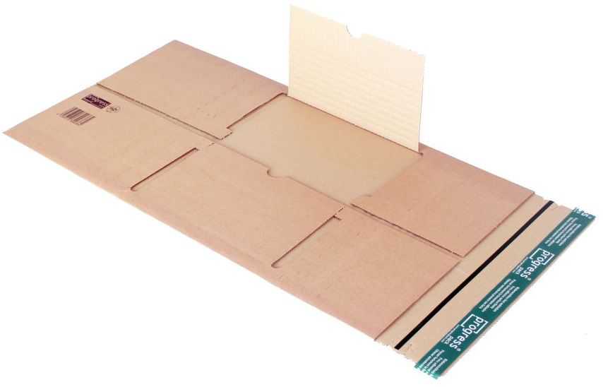 Versandverpackung "Premium" 2-wellig, braun 305 x 230 x 0-92 mm (DIN A4, Großbrief/Maxibrief)