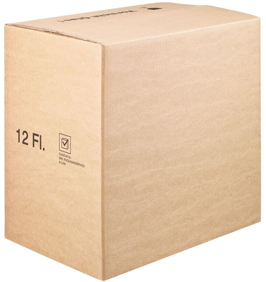 Versandkarton "DU-LOG®" (DHL/PTZ-geprüft) 12er Wein/Sekt - nur Umkarton