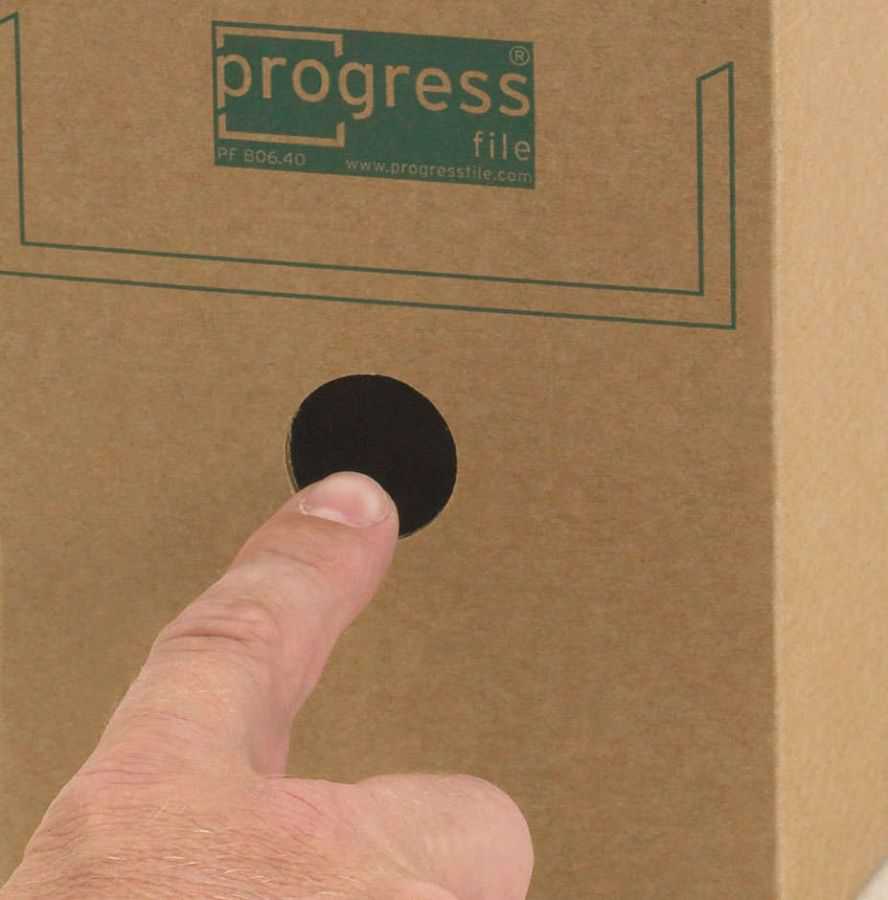 Hänge-Archivboxen "Premium" mit Automatikboden, braun, 328 x 115 x 239 mm (DIN A4+)