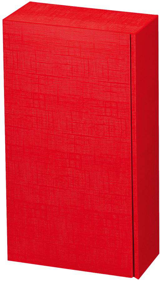 Geschenkbox Strukturprägung 2er Wein/Sekt rot