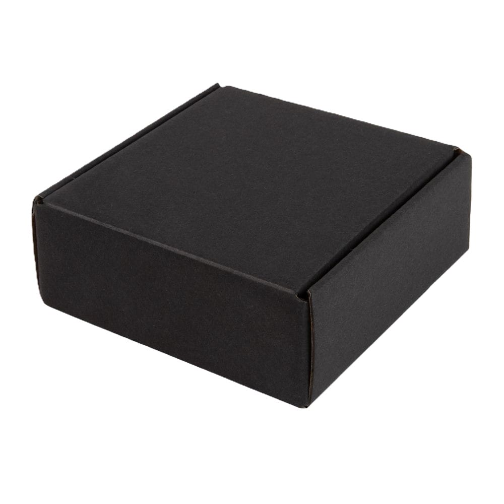 Geschenkbox Present quadratisch 110 x 110 x 40 mm Schwarz