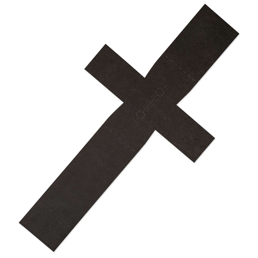 Glas Einlage für Geschenkbox 360/380 mm Schwarz