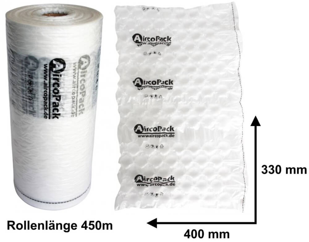 Luftpolsterfoliematten für AP-X3 & X4 400 mm x 330 mm x 450 m