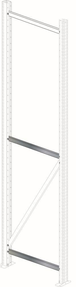 Horizontalstreben für Rahmen, Weitspannregal WS 3000, 800 mm