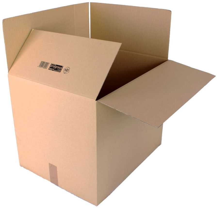 Karton, 1-wellig, braun 600 x 480 x 485 mm