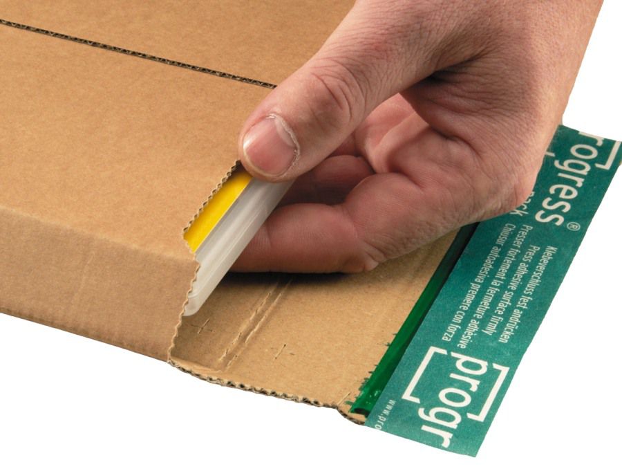 Versandtasche "Premium" Wellpappe, braun 187 x 272 x 0-50 mm (DIN A5)