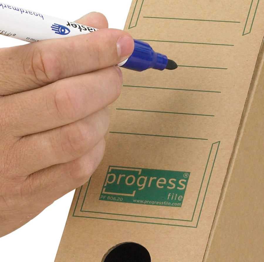 Archivboxen "Premium 75", braun, 252 x 70 x 317 mm (DIN A4+)