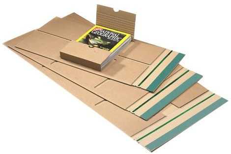 Versandverpackung "Premium" 2-wellig, braun 430 x 310 x 0-90 mm (DIN A3)