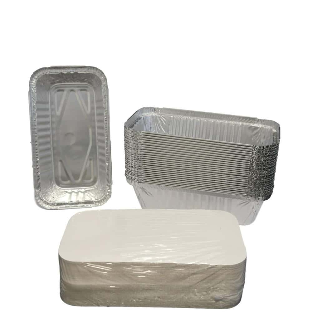 Aluschalen mit Deckel (alukaschierter Karton) R13L-Set