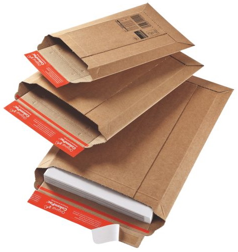 Versandtasche Wellpappe, braun 340 x 500 x 0-50 mm (DIN A3)