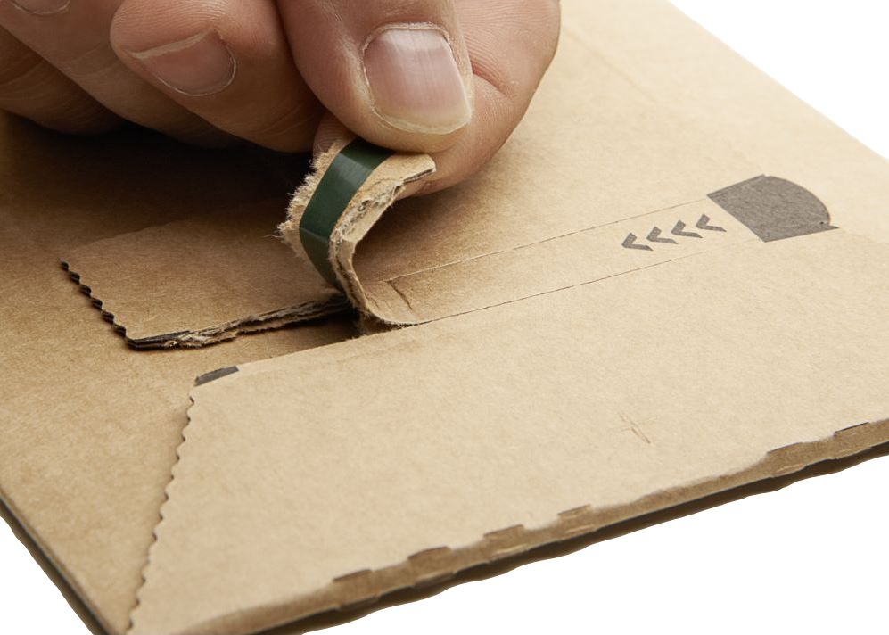 Versandtasche "Premium" Wellpappe, braun 140 x 590 x 0-50 mm (Schilder)