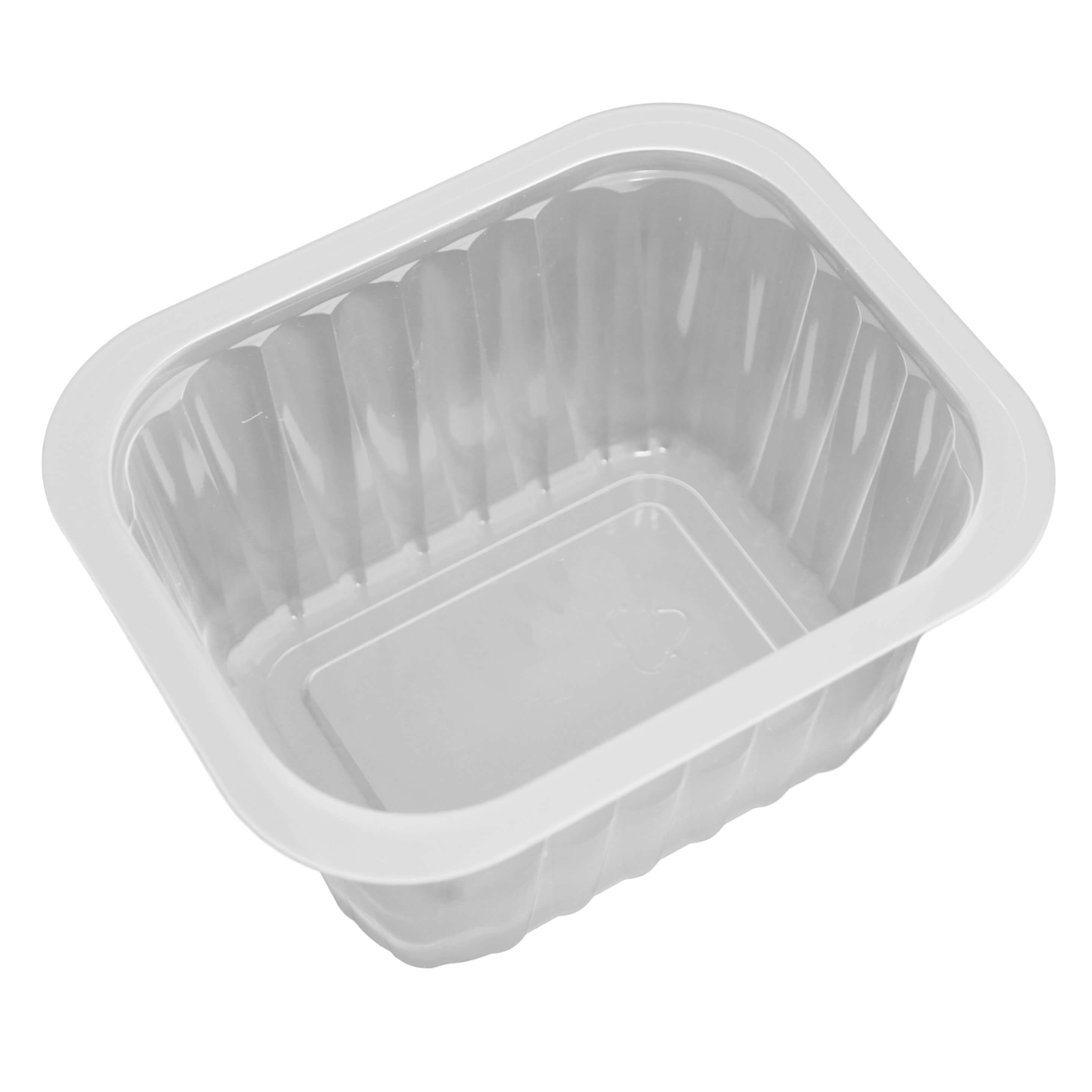 Schälchen Siegelschale PP, ungeteilt transparent 138 x 114 x 70 mm (630 ml)