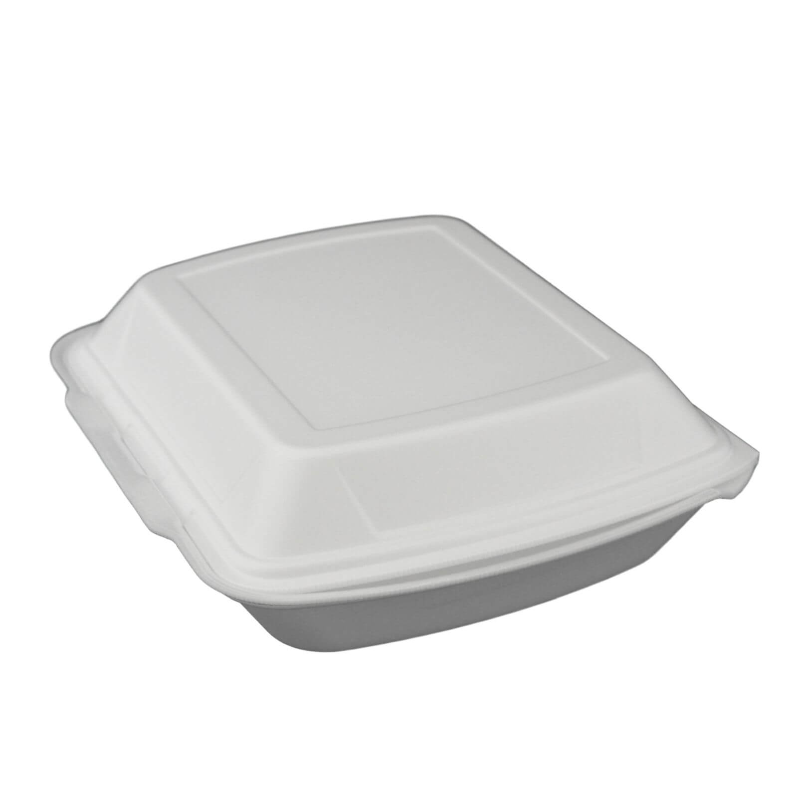 Thermo-Klappbox Menübox XPS Styropor weiß, ungeteilt 210 x 245 x 72 mm 1681X