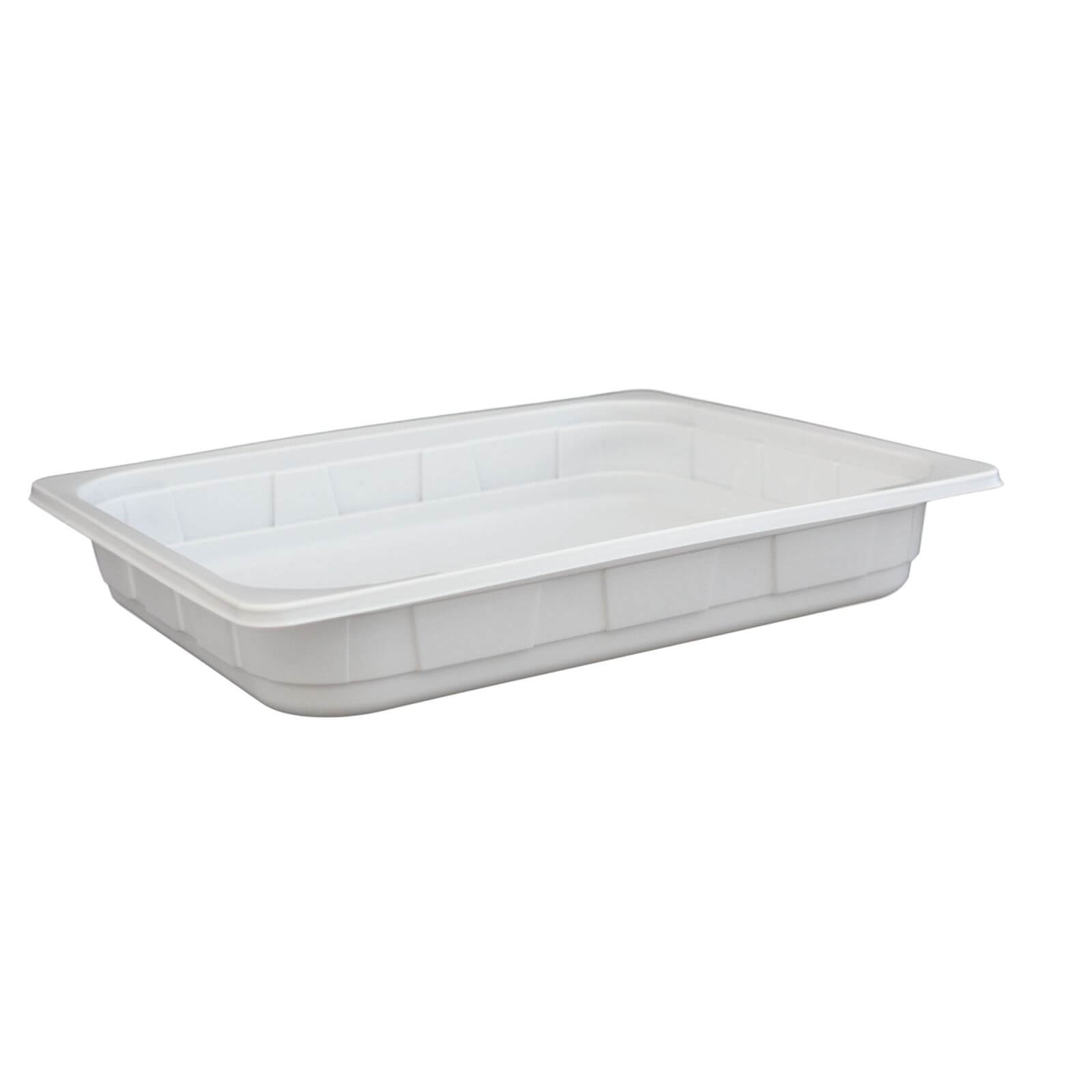 Siegelschale PP 1/2 Gastronorm weiß, 325 x 265 x 50 mm (3400 ml)
