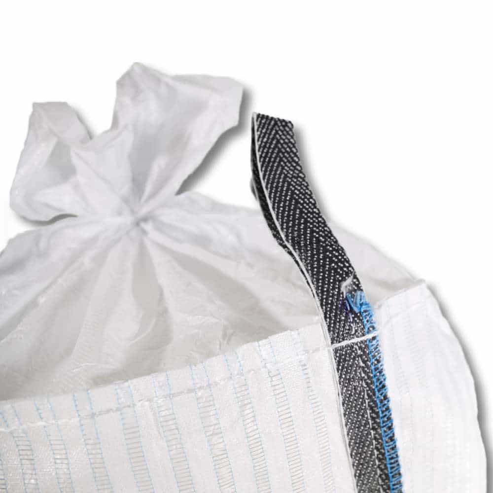 Big Bag Holz, Ventilationsstreifen 4-seitig, Schürze, 95 x 95 x 175 cm