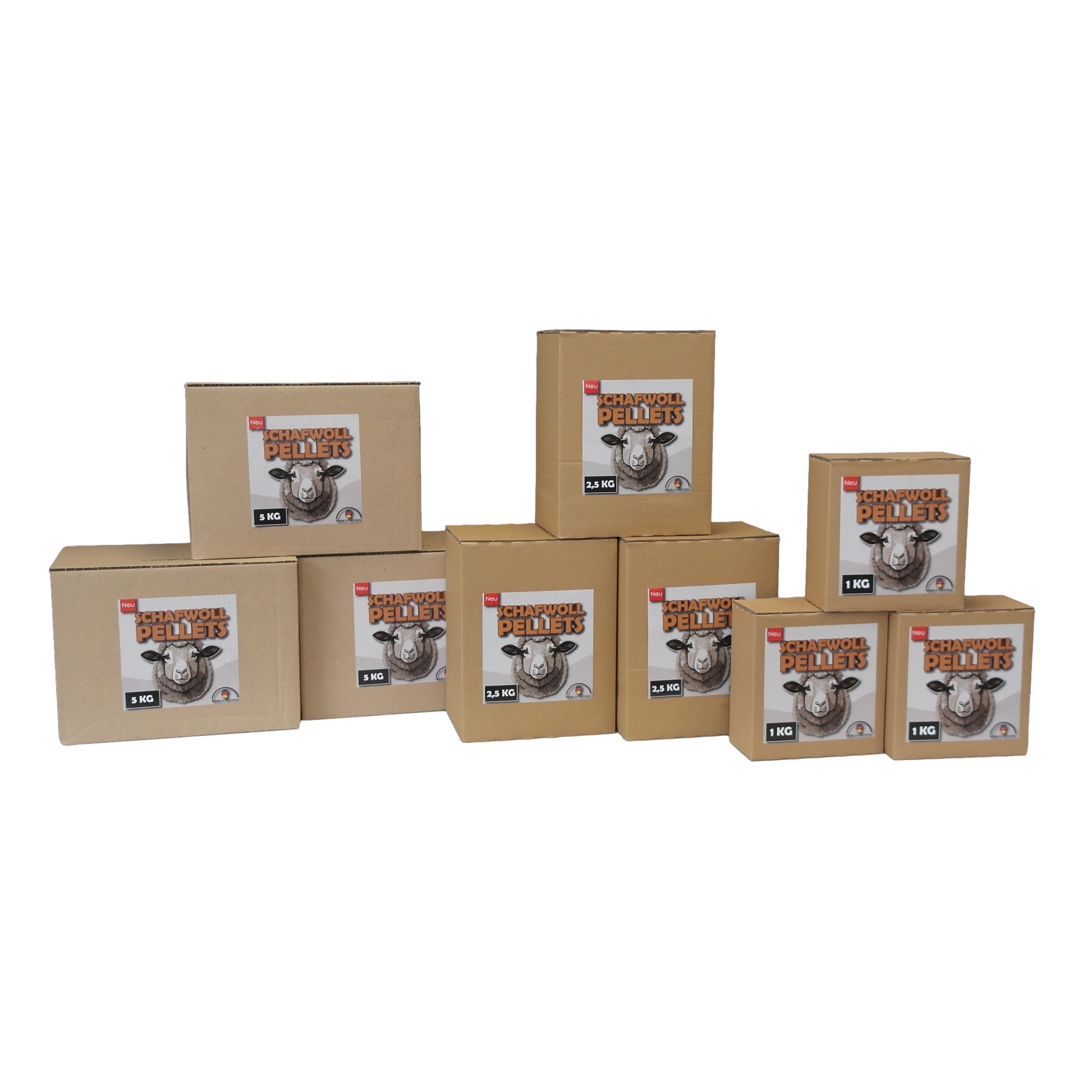 WollGold Schafwollpellets Dünger 10 kg