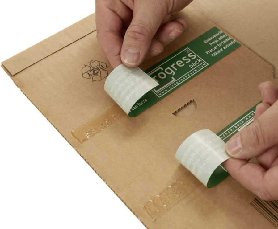 Buchverpackung "Premium Secure" Wellpappe, braun 300 x 220 x 0-80 mm (DIN A4)