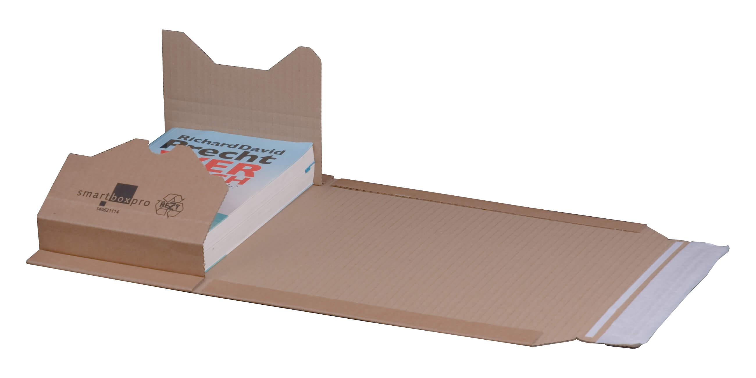 Buchverpackung Standard, braun 219 x 157 x 54 mm (DIN A5)