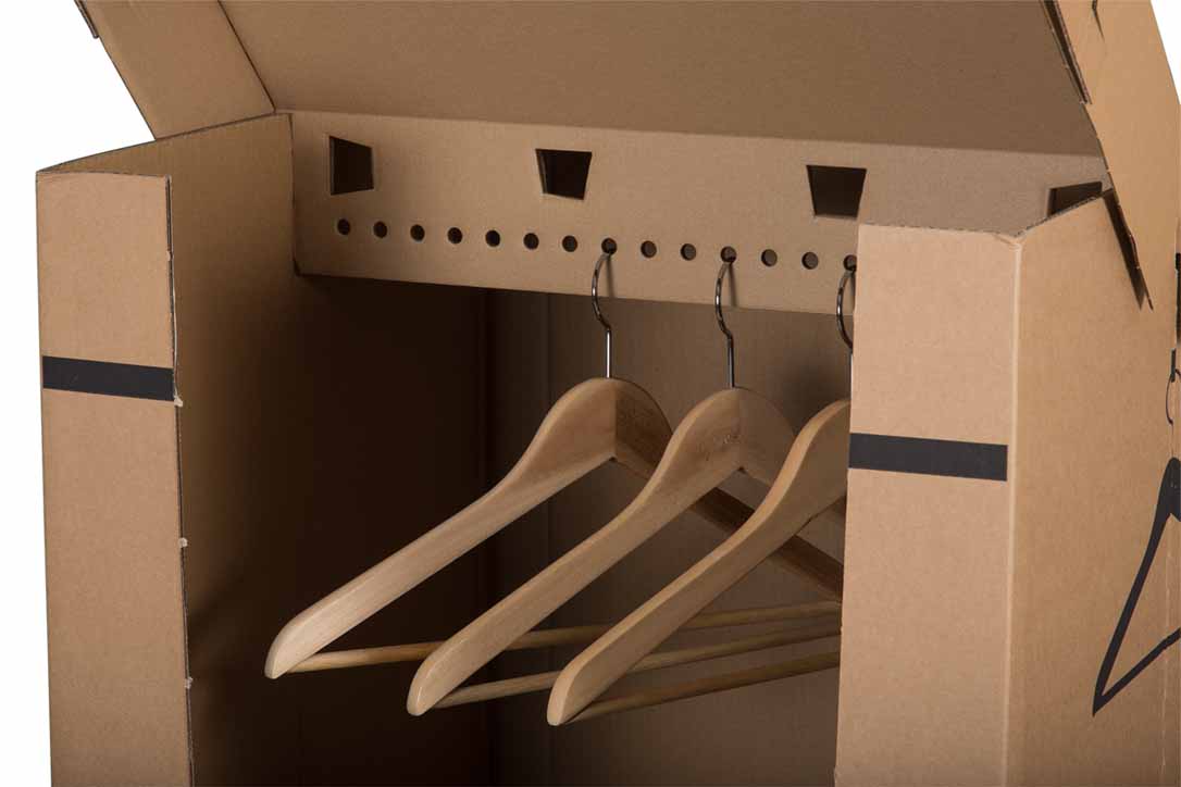 545 x 545 x 1240 mm Kleiderkarton