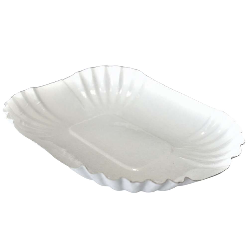 Eckige Pappschale 12 x 15 x 2 cm