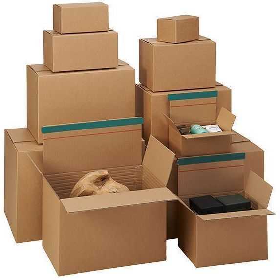 Versandkarton "Premium" mit Steckboden 460 x 310 x 300-210 mm (DIN A3+)