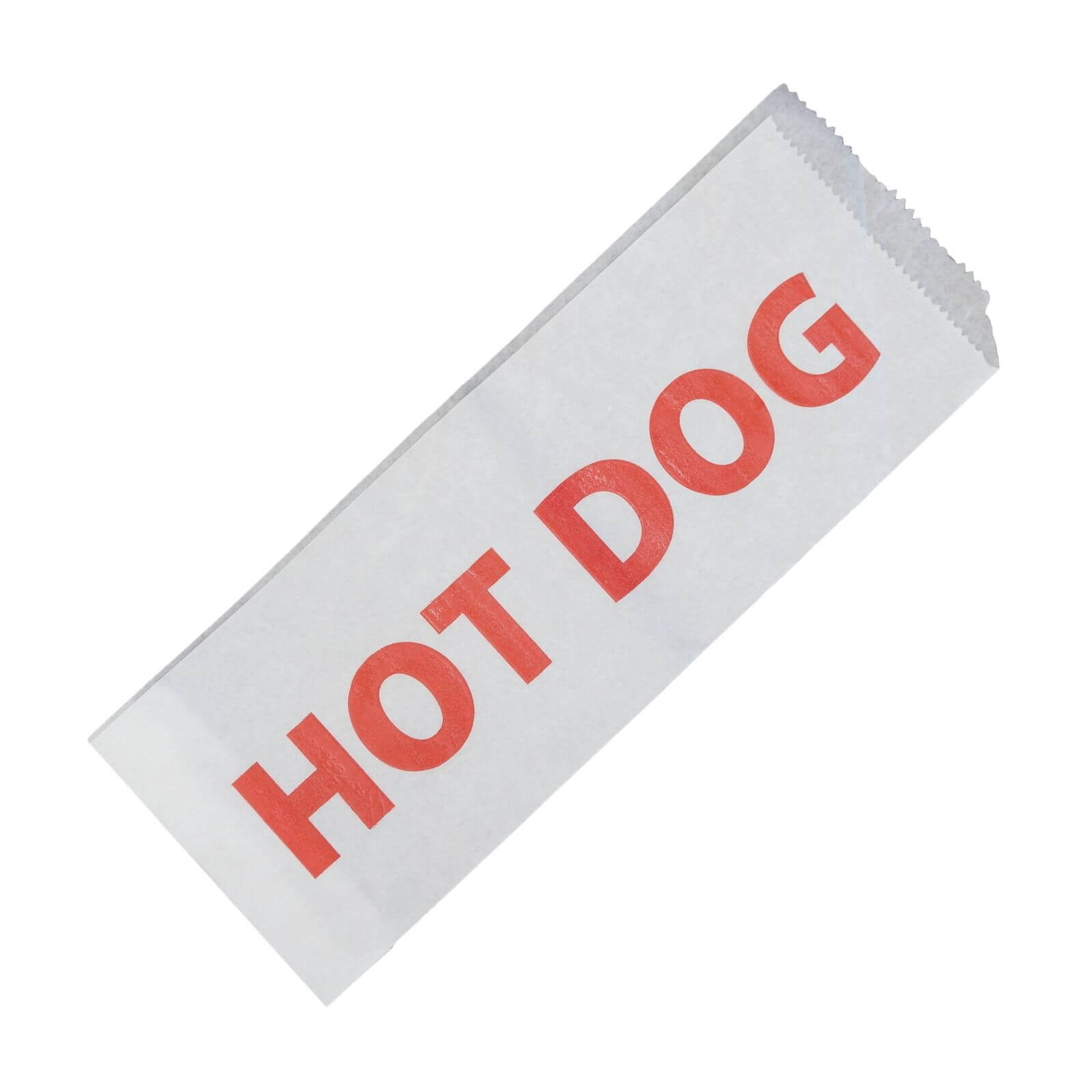 Flachbeutel, Anfasspapier Pergamentersatz 9 x 21 cm (Hot Dog)