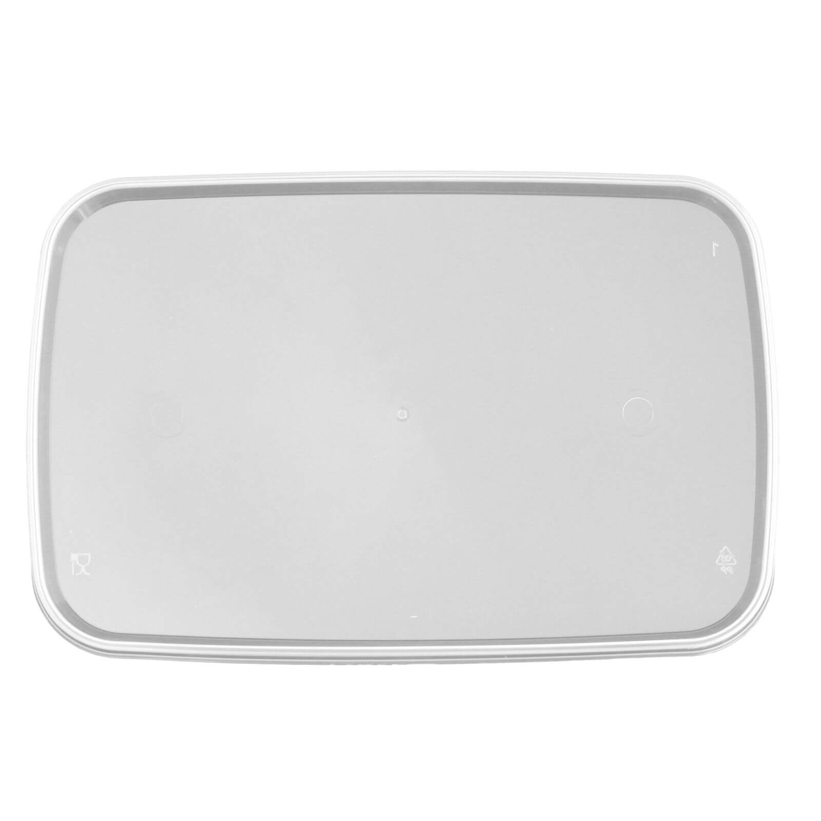 transparenter Deckel für Originalitätsverschluss PP eckig (181 x 120 mm)