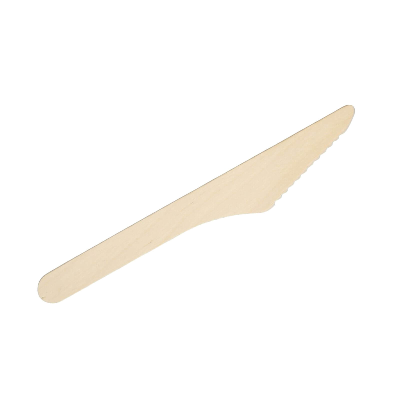 Einweg Holzbesteck Messer 16,5 cm Einweg Holzbesteck Messer 16,5 cm