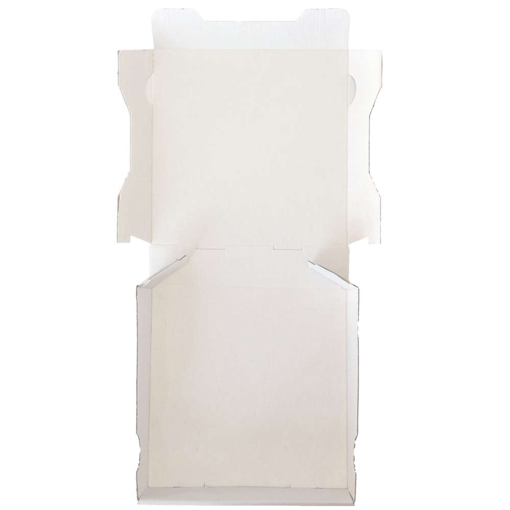 Pizzakarton weiß ohne Druck 20 x 20 x 4 cm