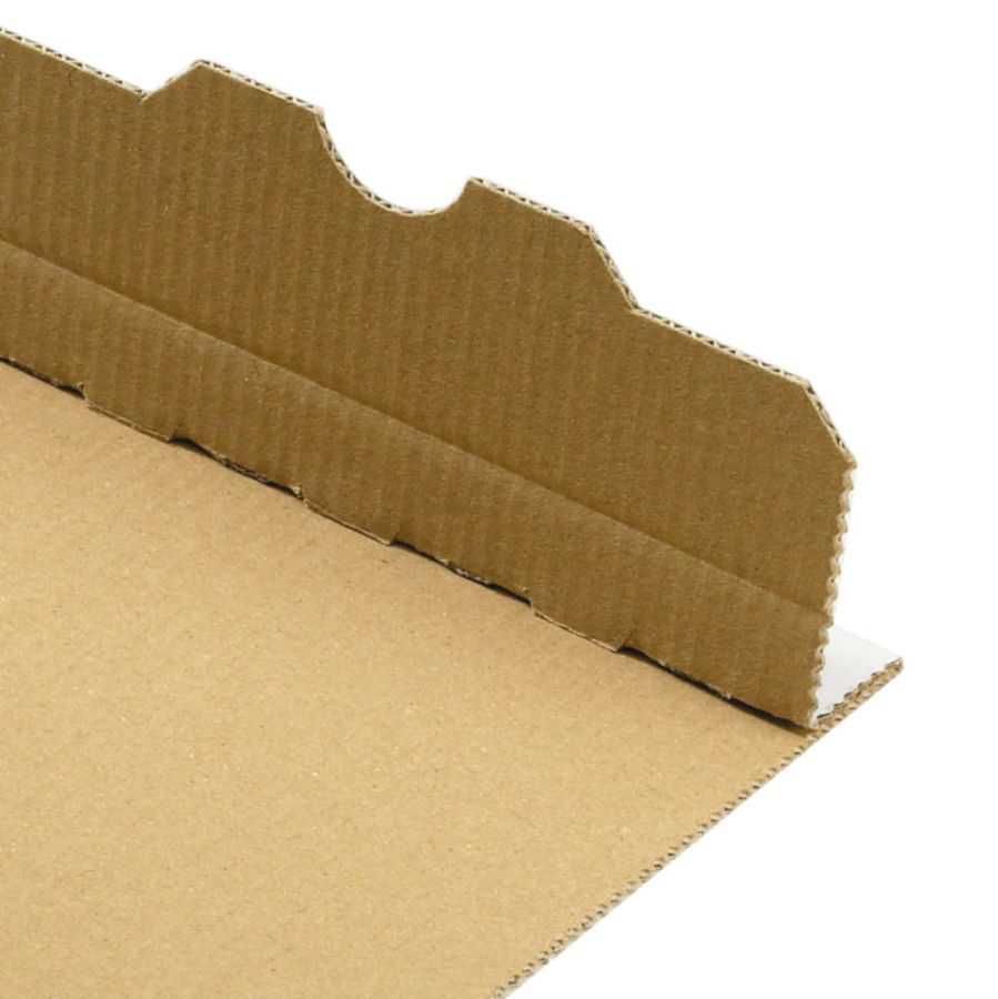 Versandtasche Wellpappe DVD, weiß, 192 x 141 x 15 mm