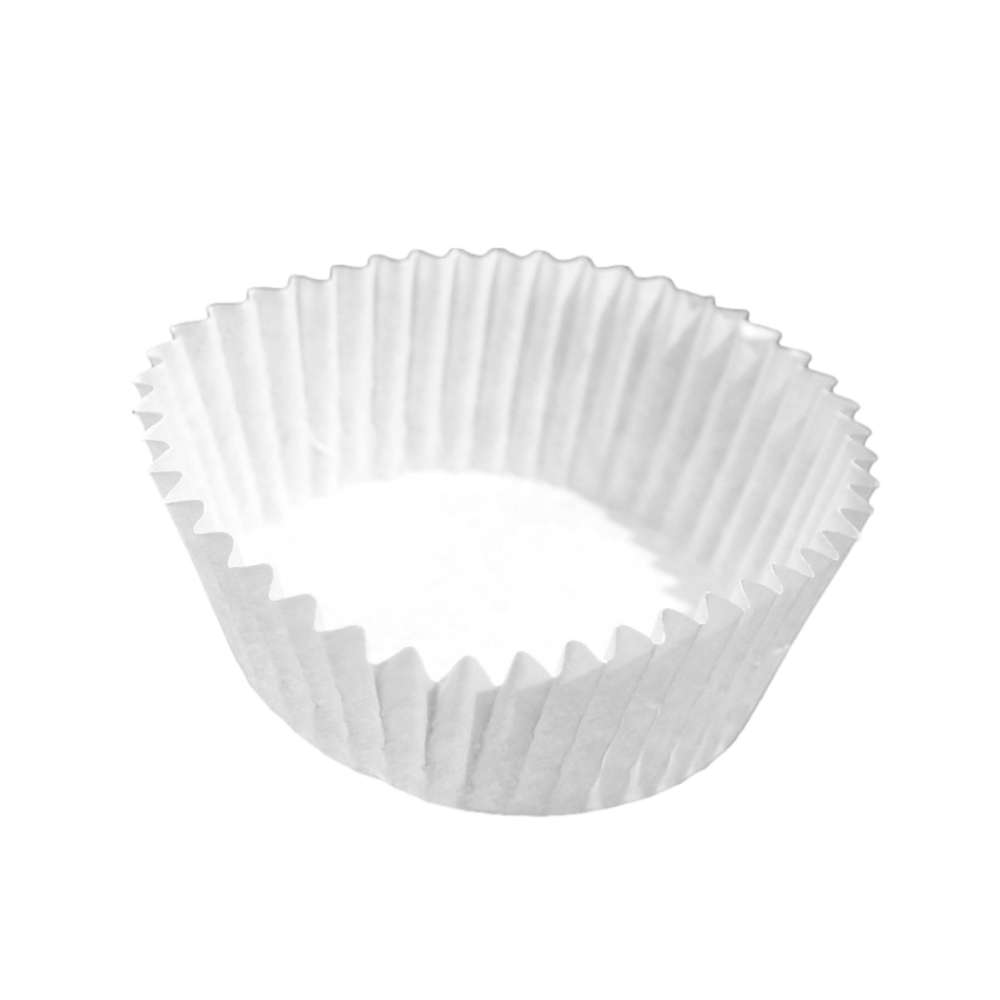 Einweg Papier-Backförmchen, weiß Ø 55 mm x 30 mm