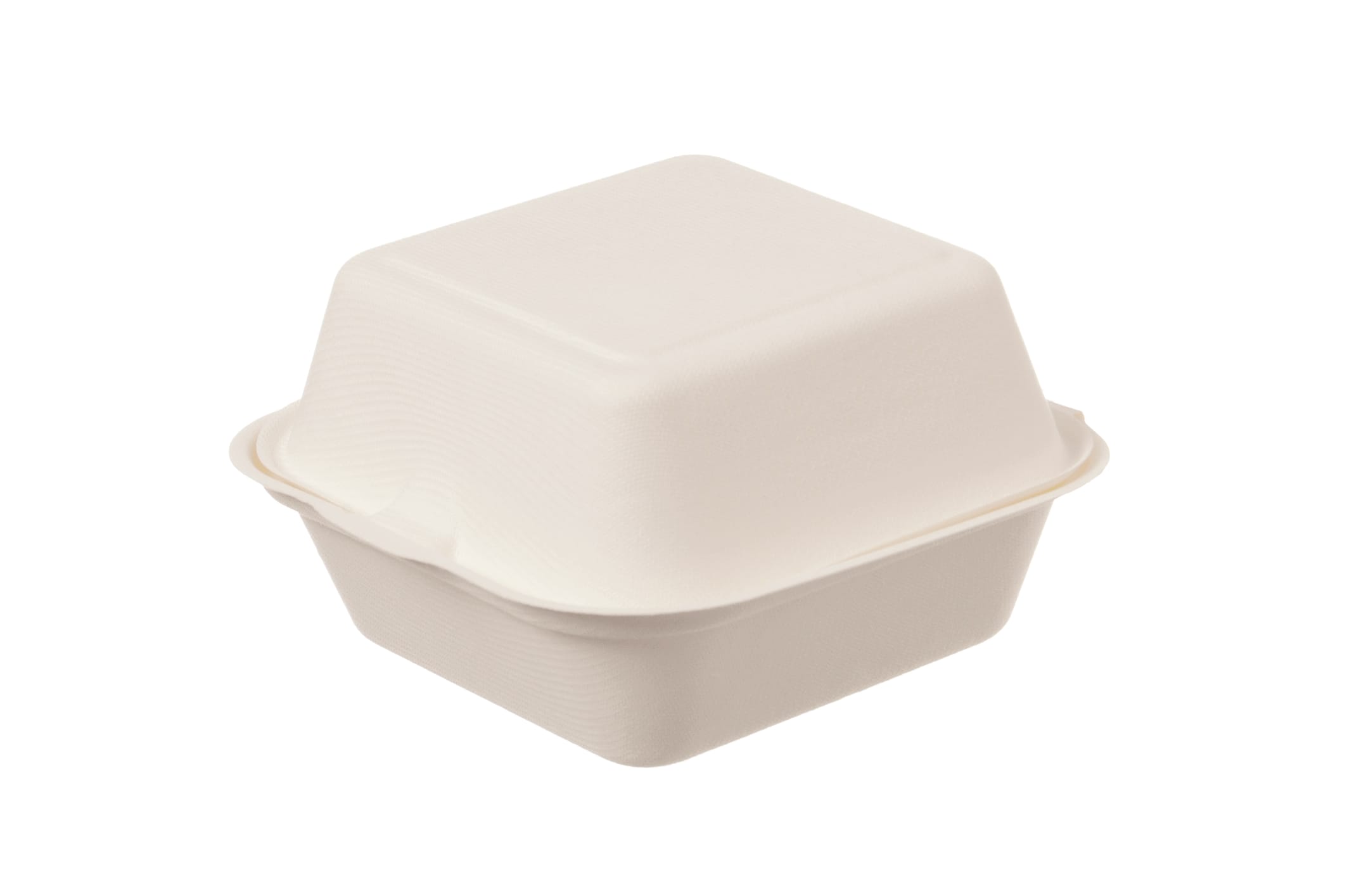 Burgerbox Bagasse IP6, 157 x 150 x 80 mm