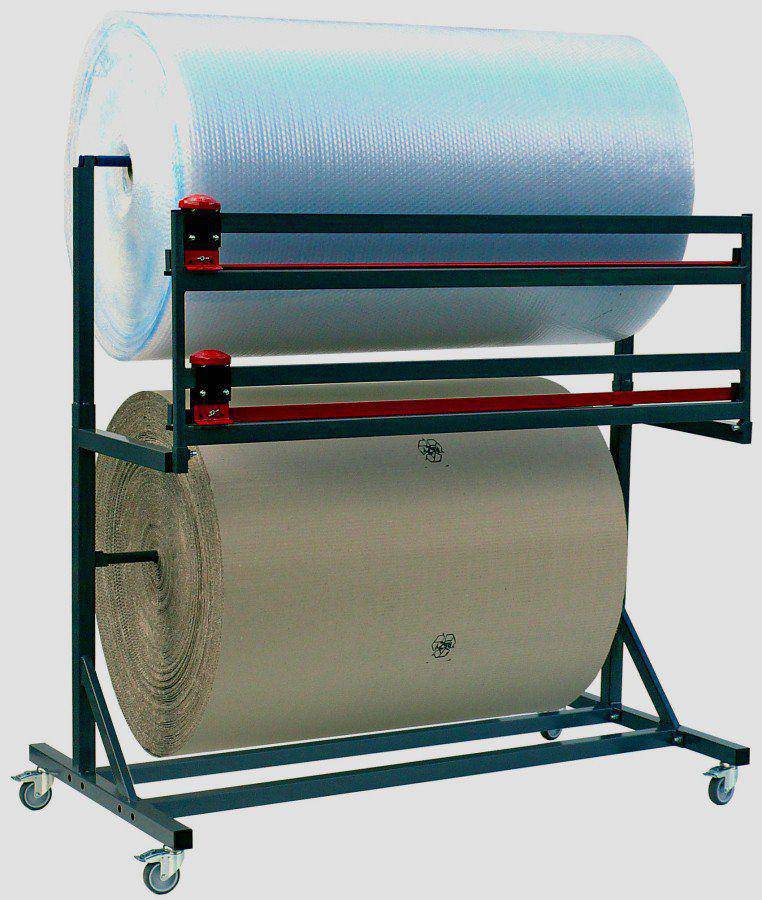Doppelschneidständer Pro für Großrollen fahrbar 1500 mm